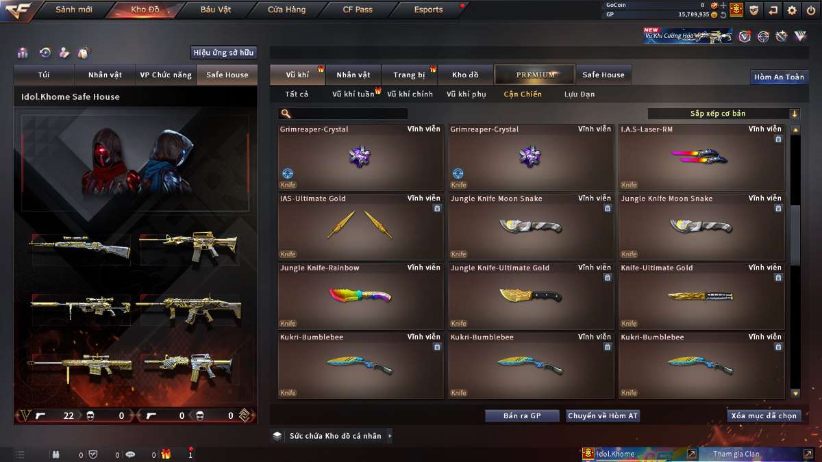 shop acc cf uy tin gia re